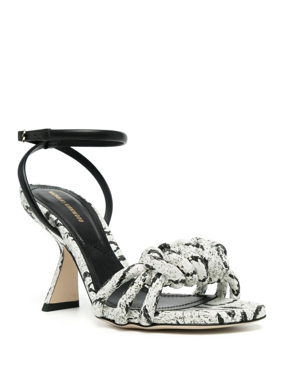 Nicholas Kirkwood Lexi 75mm knotted high-heel sandals